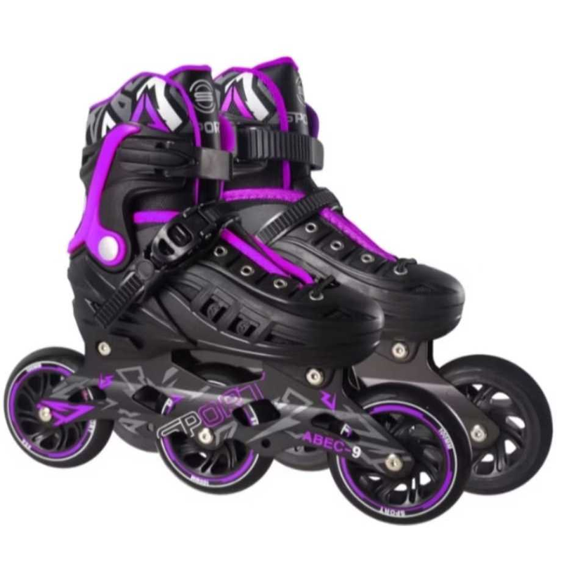 Patins Roller 3 Rodas Profissional Rodas 100 Mm Ajustável Várias Cores