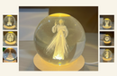 Luminária Religiosa Cristal - 3D LED