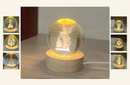 Luminária Religiosa Cristal - 3D LED