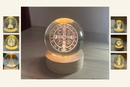 Luminária Religiosa Cristal - 3D LED