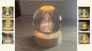Luminária Religiosa Cristal - 3D LED