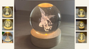 Luminária Religiosa Cristal - 3D LED