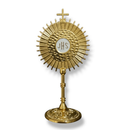 Ostensório de Mesa JHS Dourado para Decoração Católica