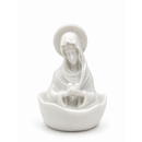 Porta Terço 11,5cm Sagrado Coração Maria Religioso Delicado Oração Presente Lembrança Devoção