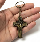 Chaveiro Face de Cristo Jesus Metal Zamak